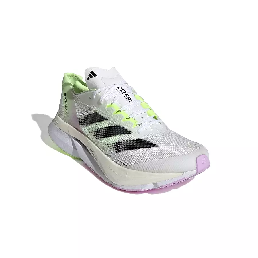 Adidas Adizero Boston 12 Blanca Verde