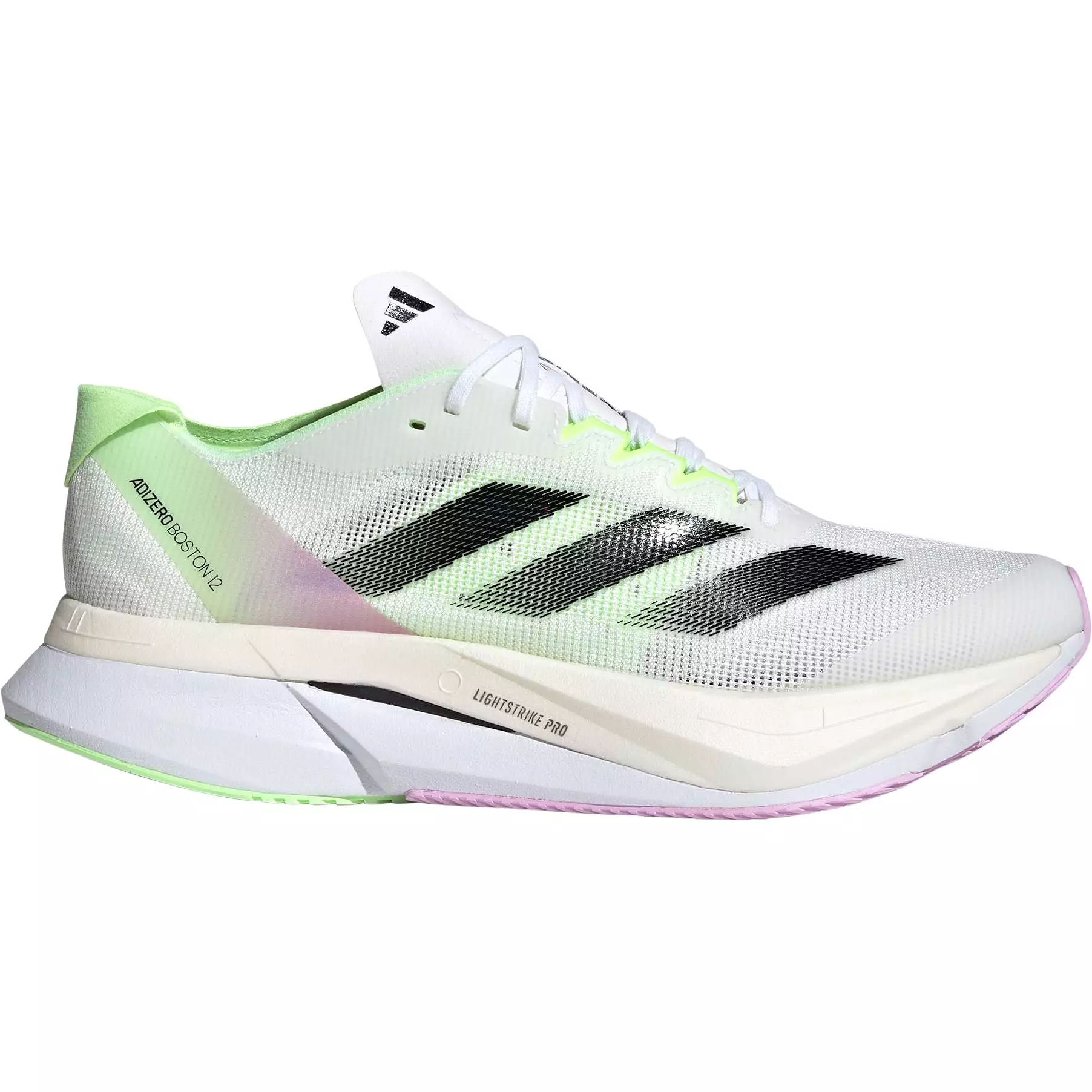 adidas Adizero Boston 12 Mens Running Shoes - White