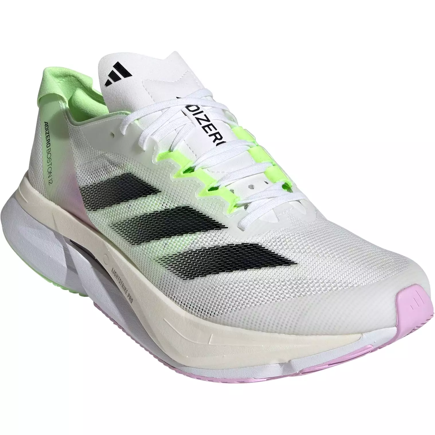 adidas Adizero Boston 12 Mens Running Shoes - White