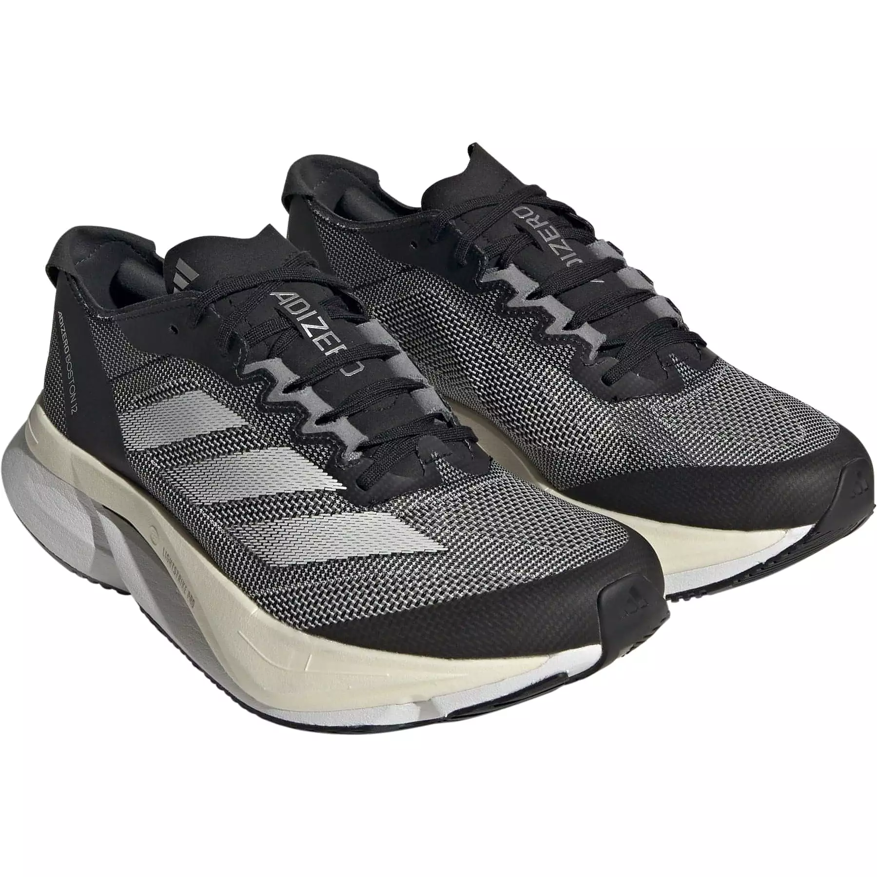 adidas Adizero Boston 12 Womens Running Shoes - Black