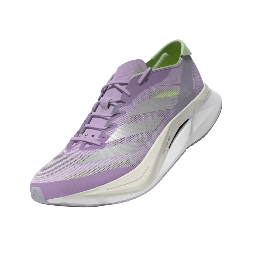 Adidas Adizero Boston 12 Women's Running Shoes SS24 Lilac