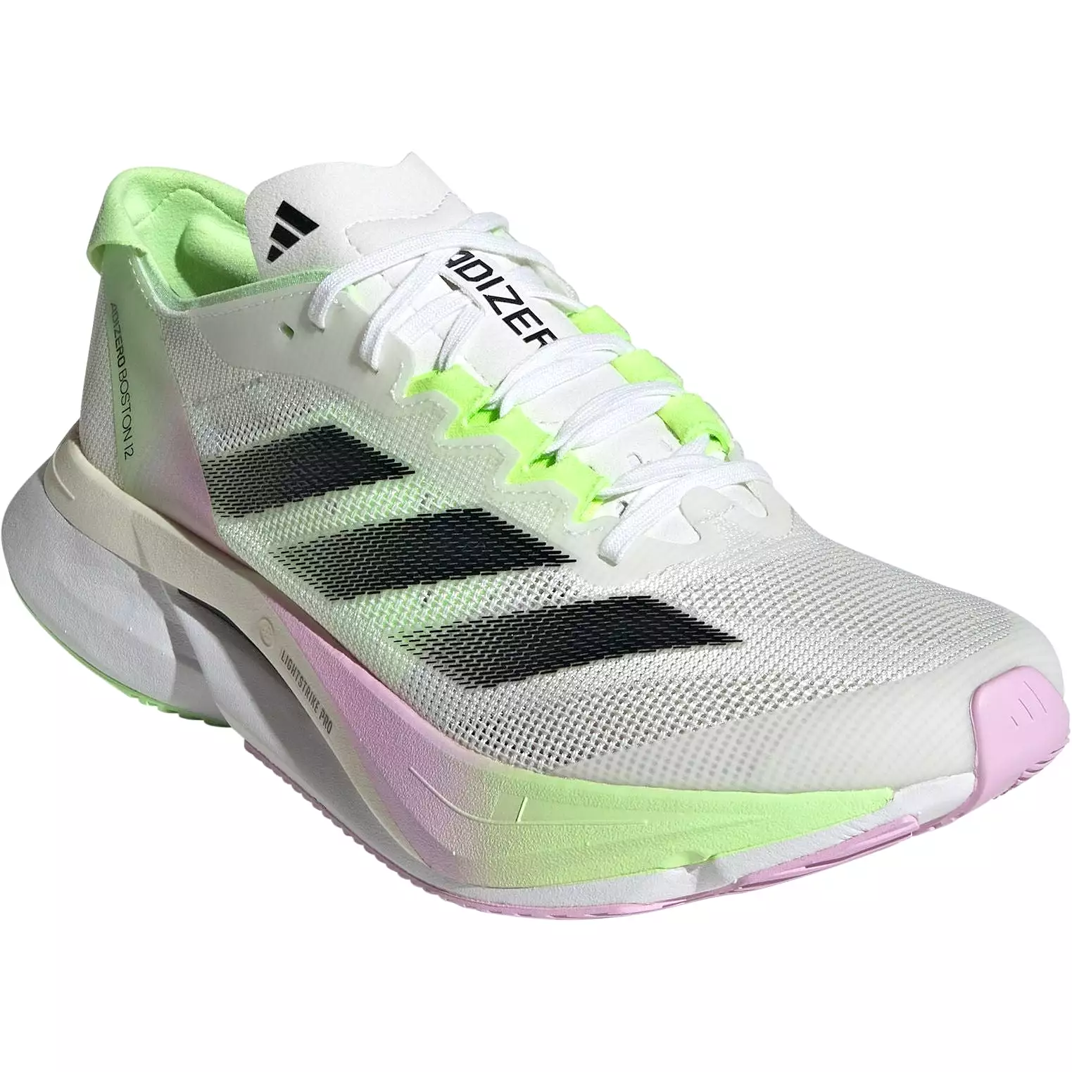 adidas Adizero Boston 12 Womens Running Shoes - White