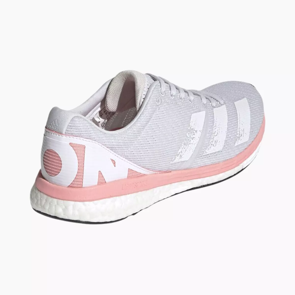 Adidas Adizero Boston 8 Womens Running Shoe -Dash Grey/Cloud White/Glory Pink