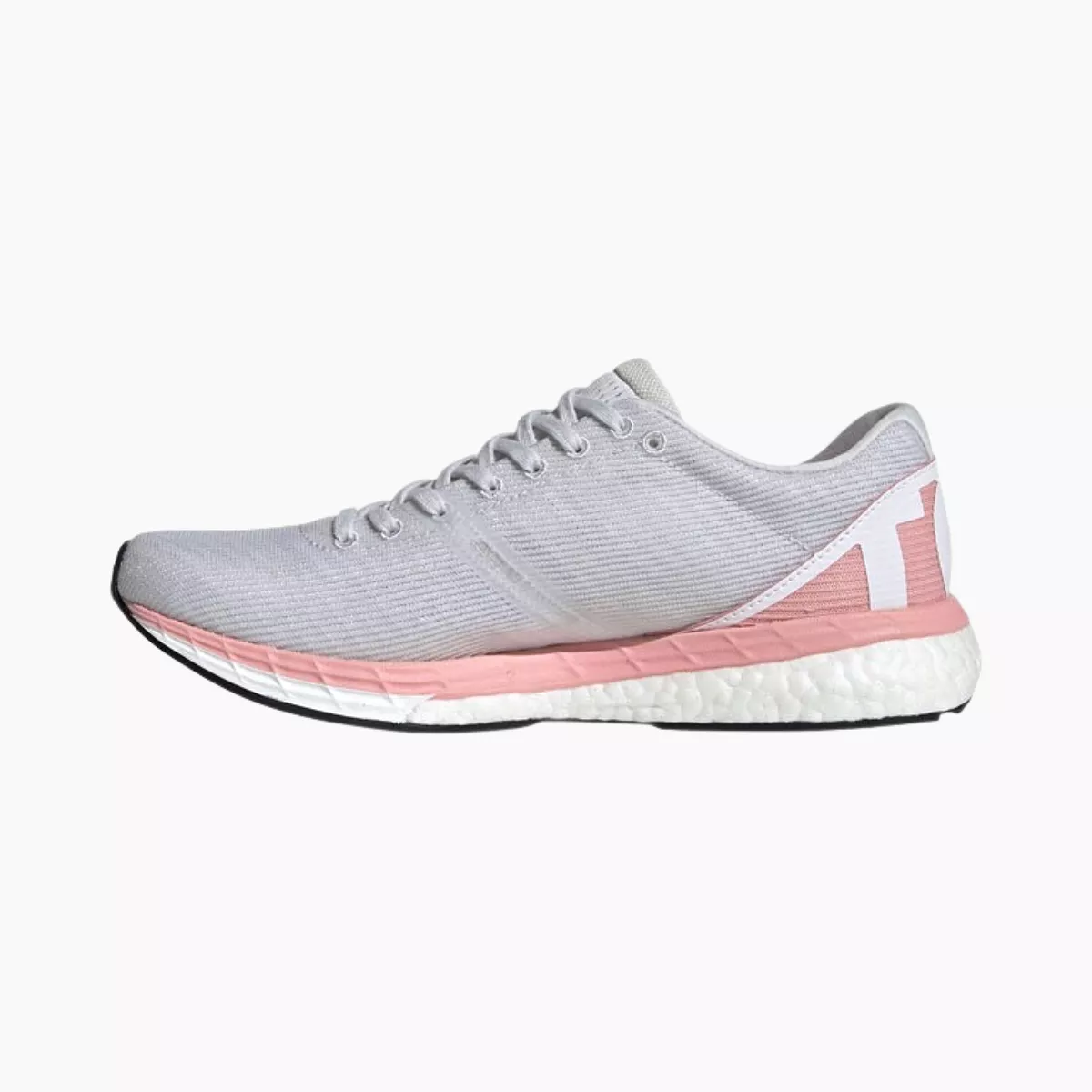 Adidas Adizero Boston 8 Womens Running Shoe -Dash Grey/Cloud White/Glory Pink