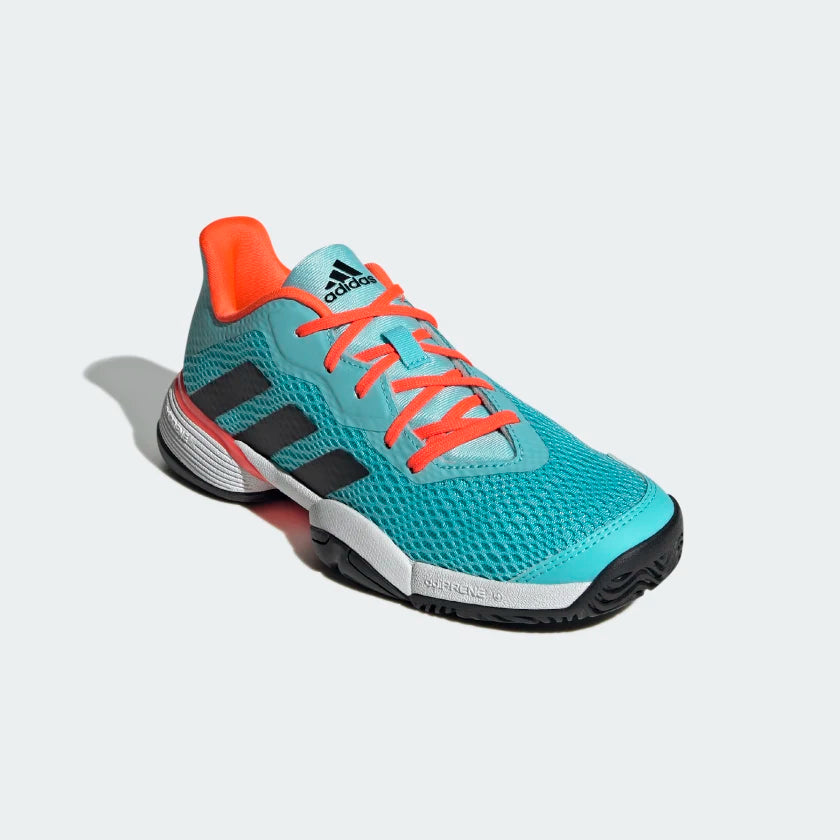 Adidas Barricade Kids Tennis Shoe-Blue/black