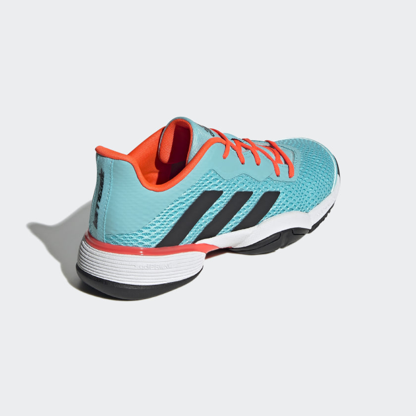 Adidas Barricade Kids Tennis Shoe-Blue/black