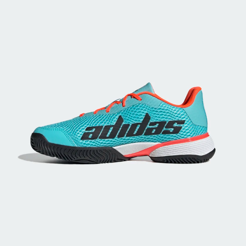 Adidas Barricade Kids Tennis Shoe-Blue/black