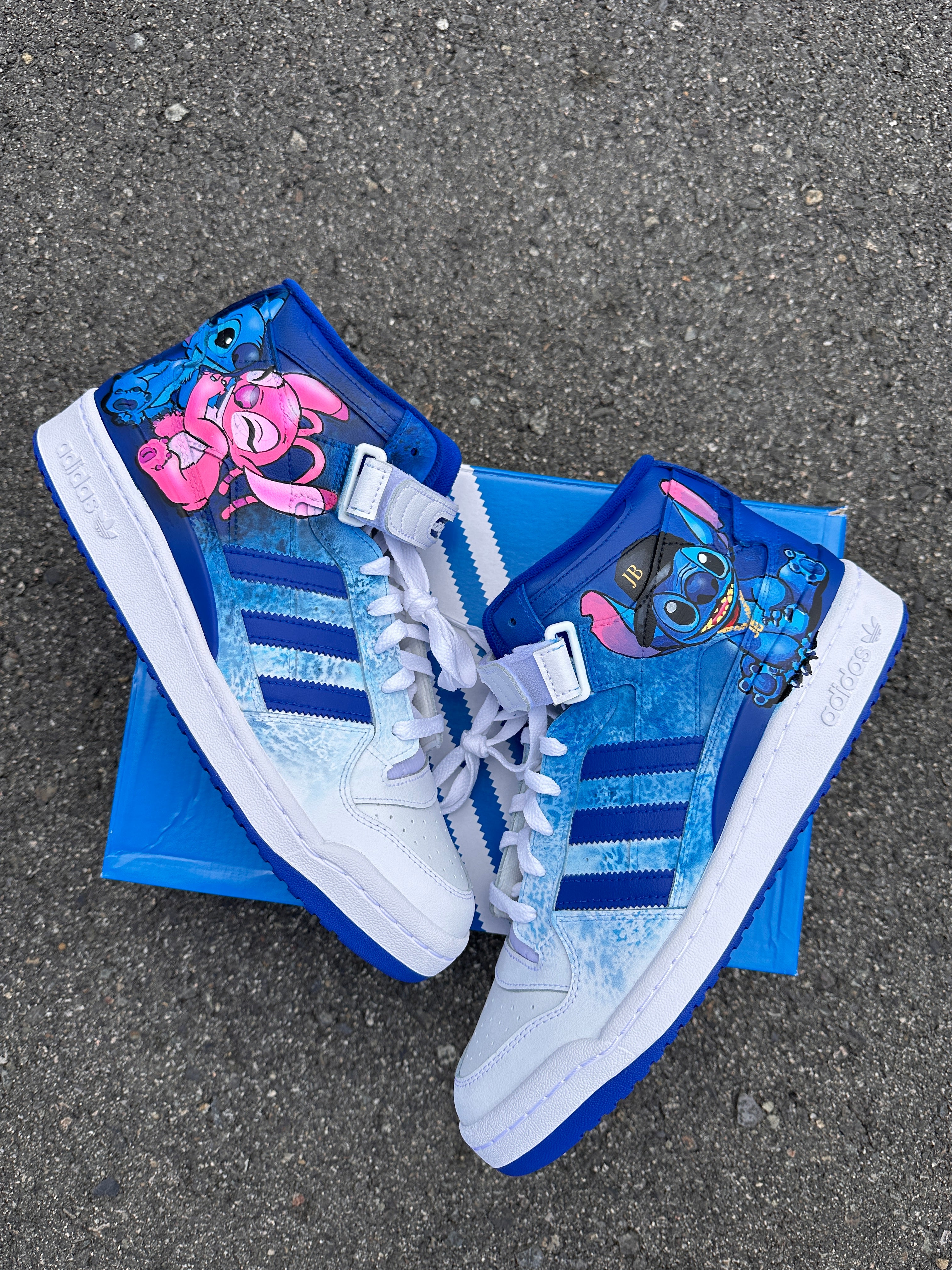 Adidas Forum Mid ( Blue/White ) - 10.5M - Custom Order - Invoice 2 of 2