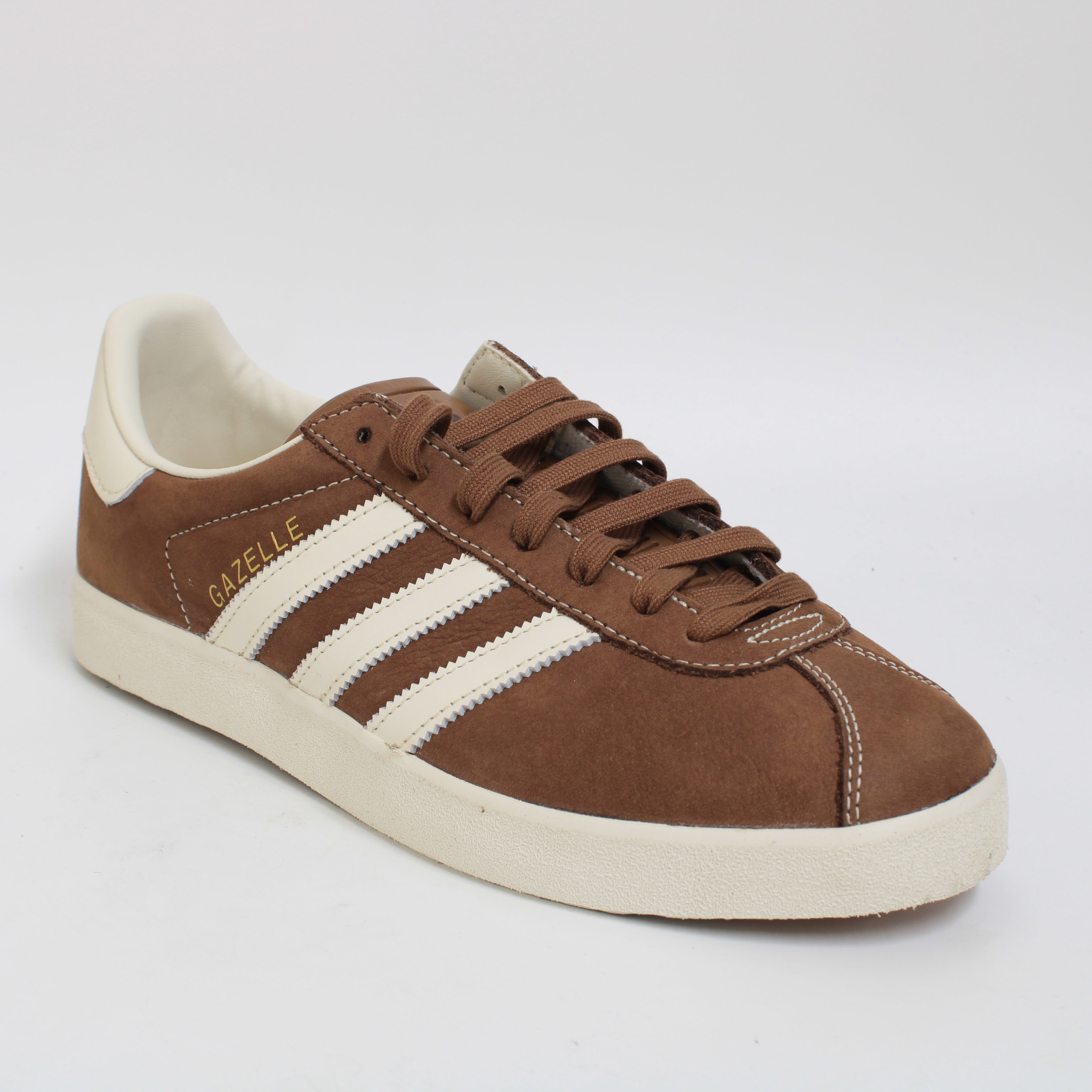 adidas Gazelle 85 Preloved Brown Chalk White Wonder White Trainers