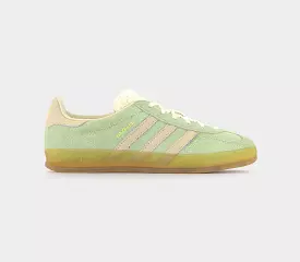 adidas Gazelle Indoor Trainers Semi Green Spark Almost Yellow Cream White