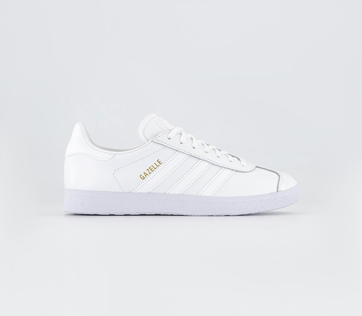 adidas Gazelle White Trainers