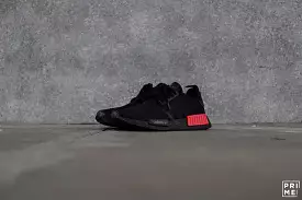 Adidas NMD R1 Core Black / Core Black / Solar Red (FV8162) (FV8174)