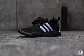 Adidas NMD R1 Core Black / Scarlet / Cloud White (H01926)