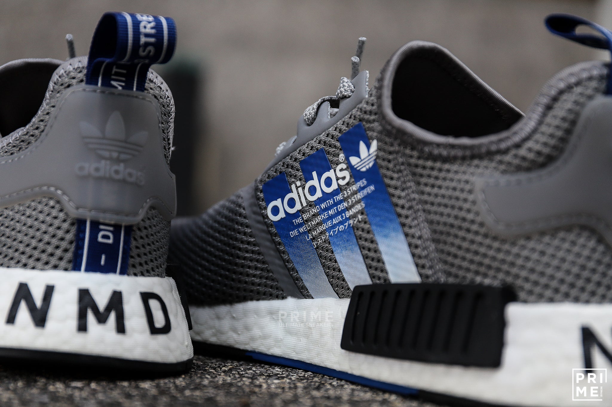 Adidas NMD R1 Grey Three / Collegiate Royal (FY5355)