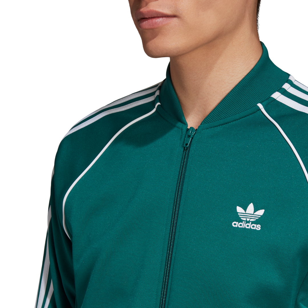 Adidas Originals Men's Superstar Track Top - Green Size Small