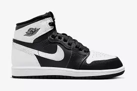 Air Jordan 1 Retro High OG Preschool Lifestyle Shoes (Black/White)