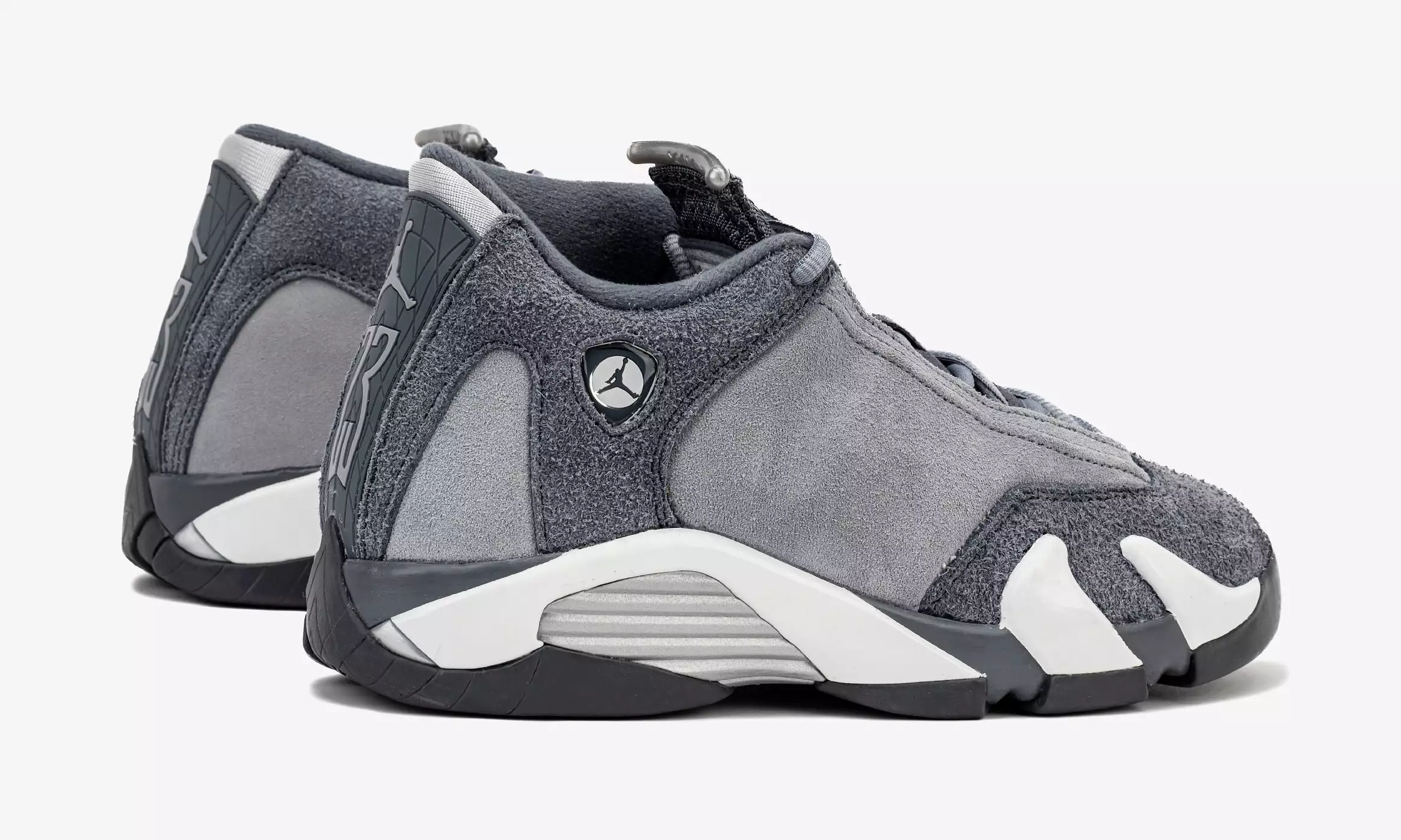 Air Jordan 14 Retro Flint Grey Grade School Lifestyle Shoes (Flint Grey/Stealth White)