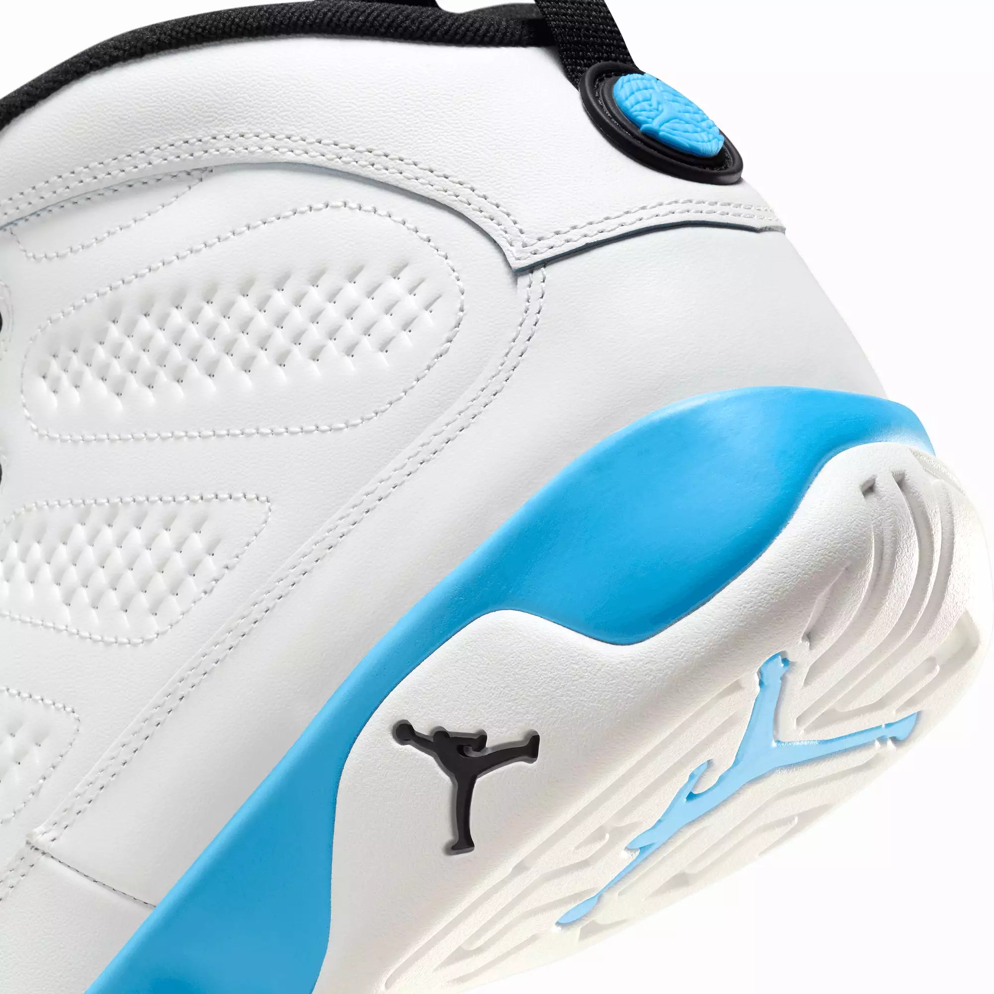 AIR JORDAN 9 RETRO 'SUMMIT WHITE/BLACK-DK POWDER BLUE'