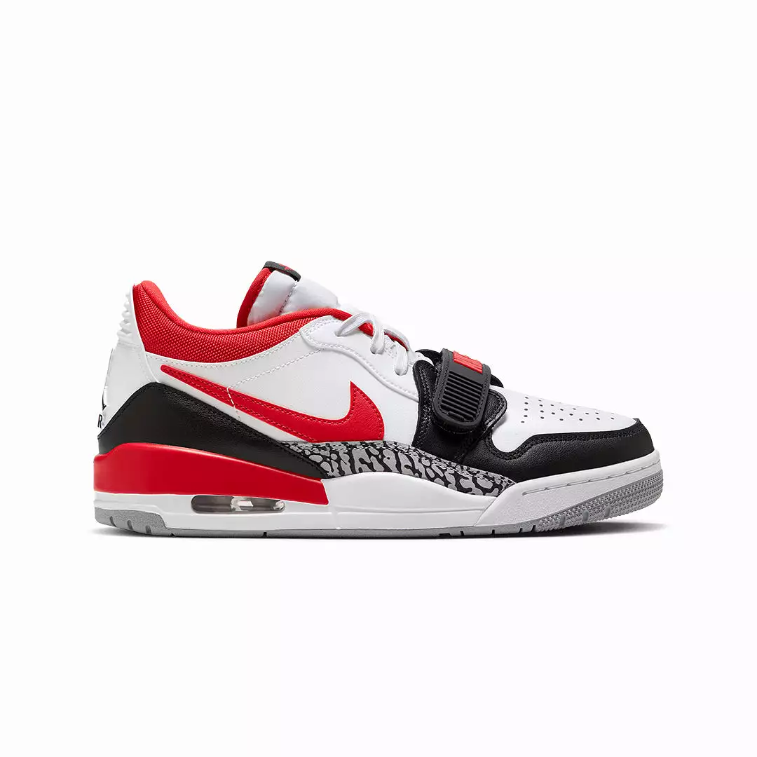 AIR JORDAN LEGACY 312 LOW 'WHITE/FIRE RED-BLACK-WOLF GREY'