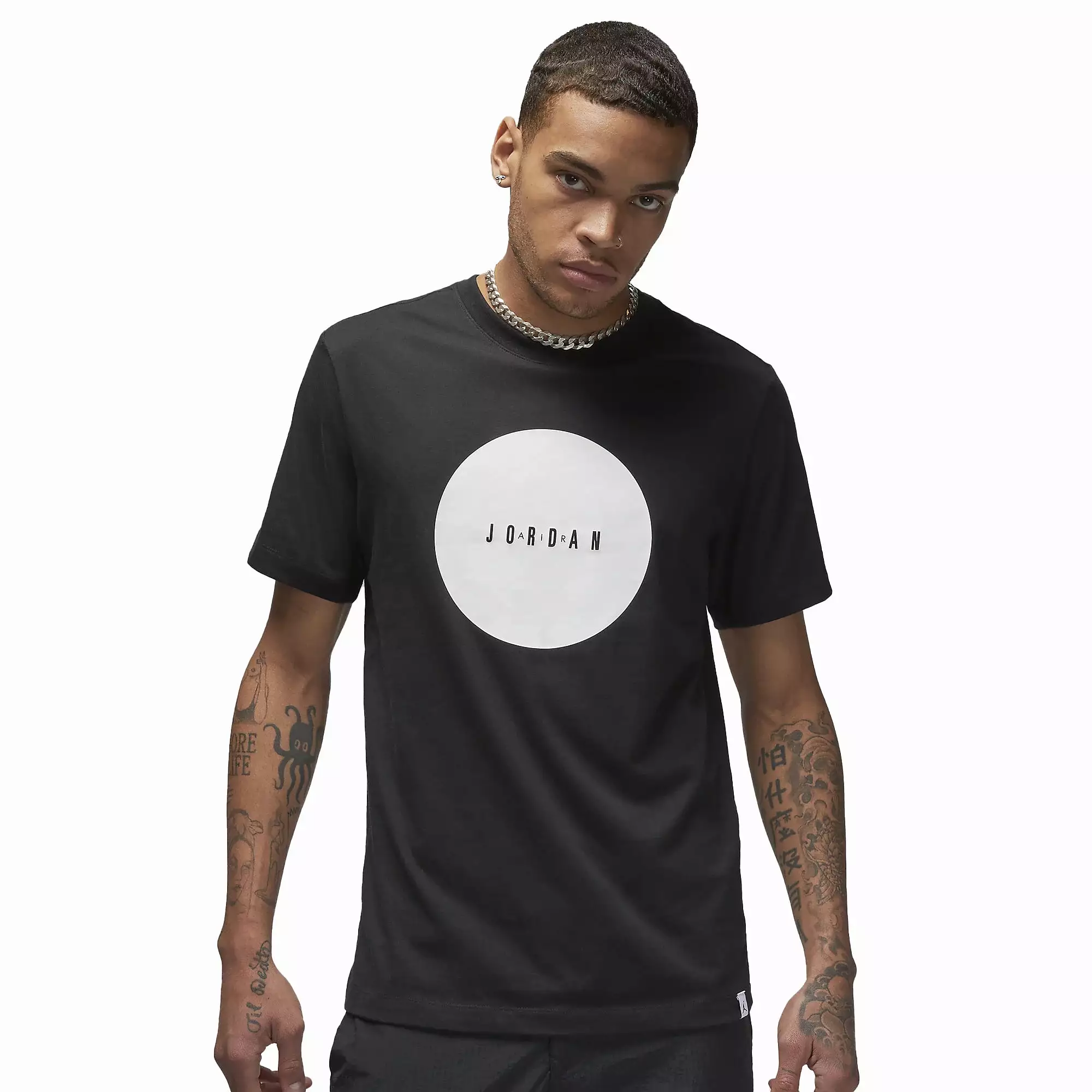 AIR JORDAN T-SHIRT 'BLACK/WHITE'