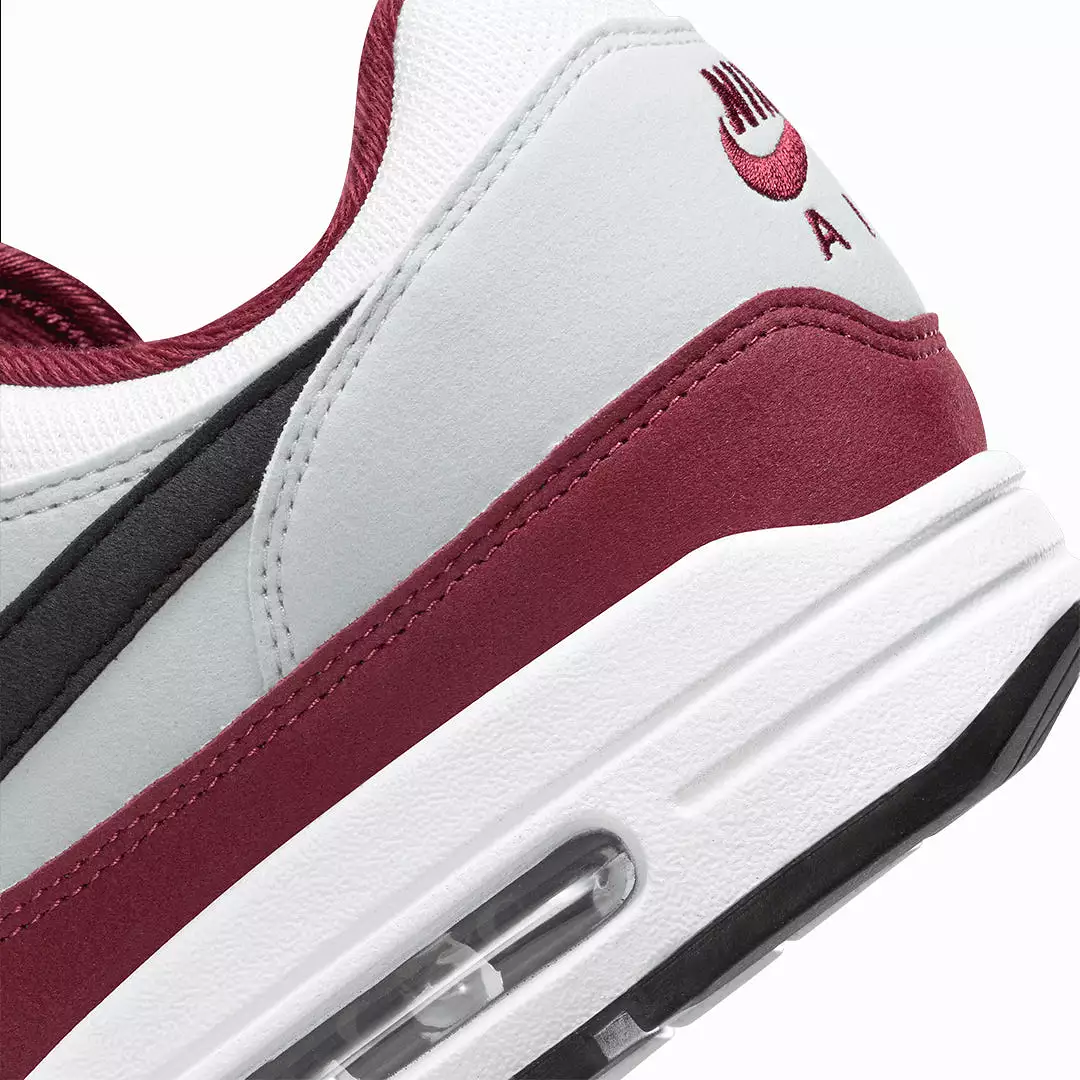 AIR MAX 1 'WHITE/BLACK-DARK TEAM RED-PURE PLATINUM'