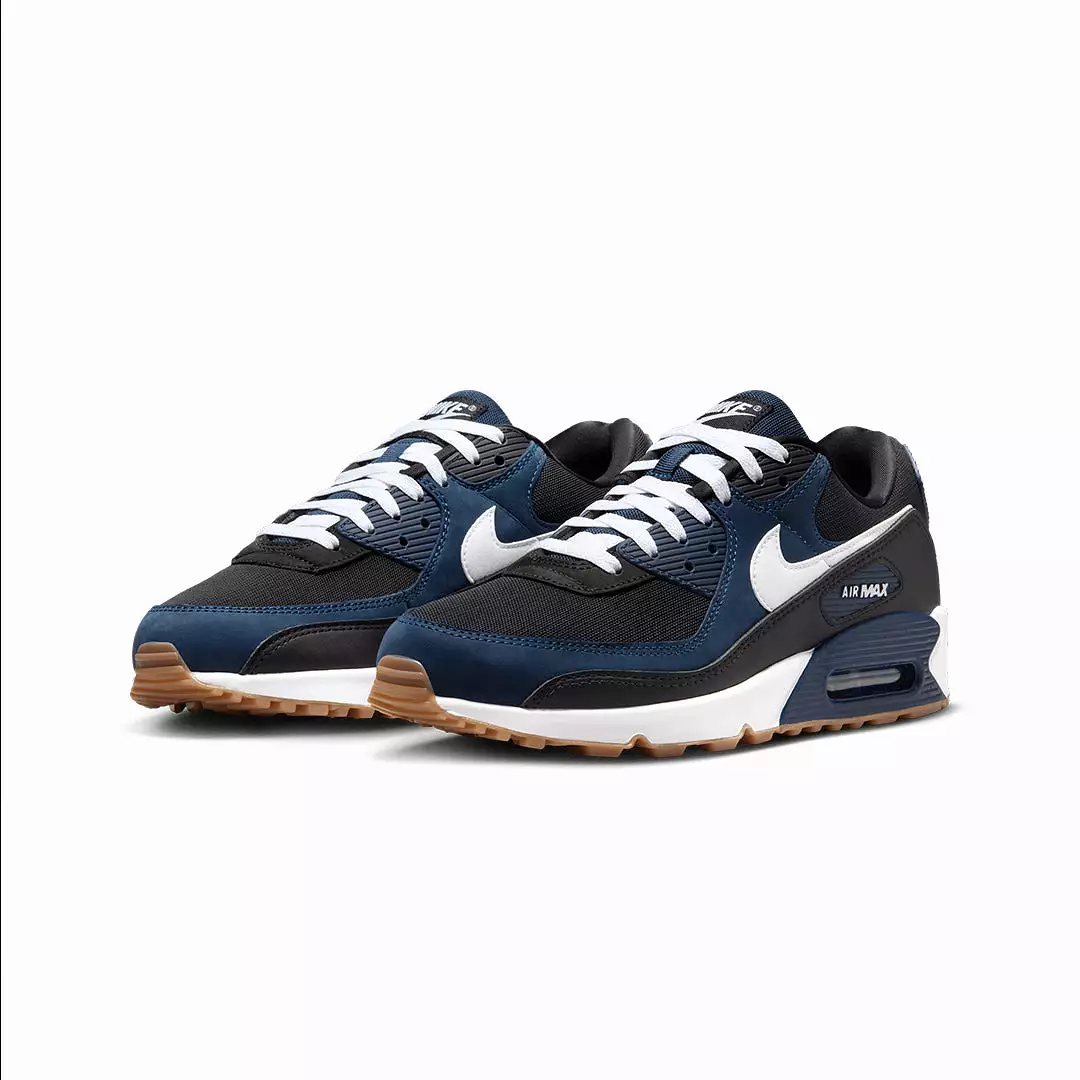 AIR MAX 90 'MIDNIGHT NAVY/WHITE-BLACK-GUM MED BROWN'