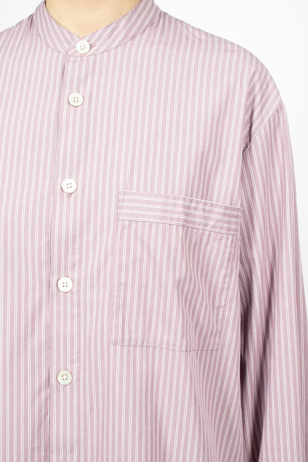 Birkenstock 1774 Pyjama Shirt Mauve Stripes