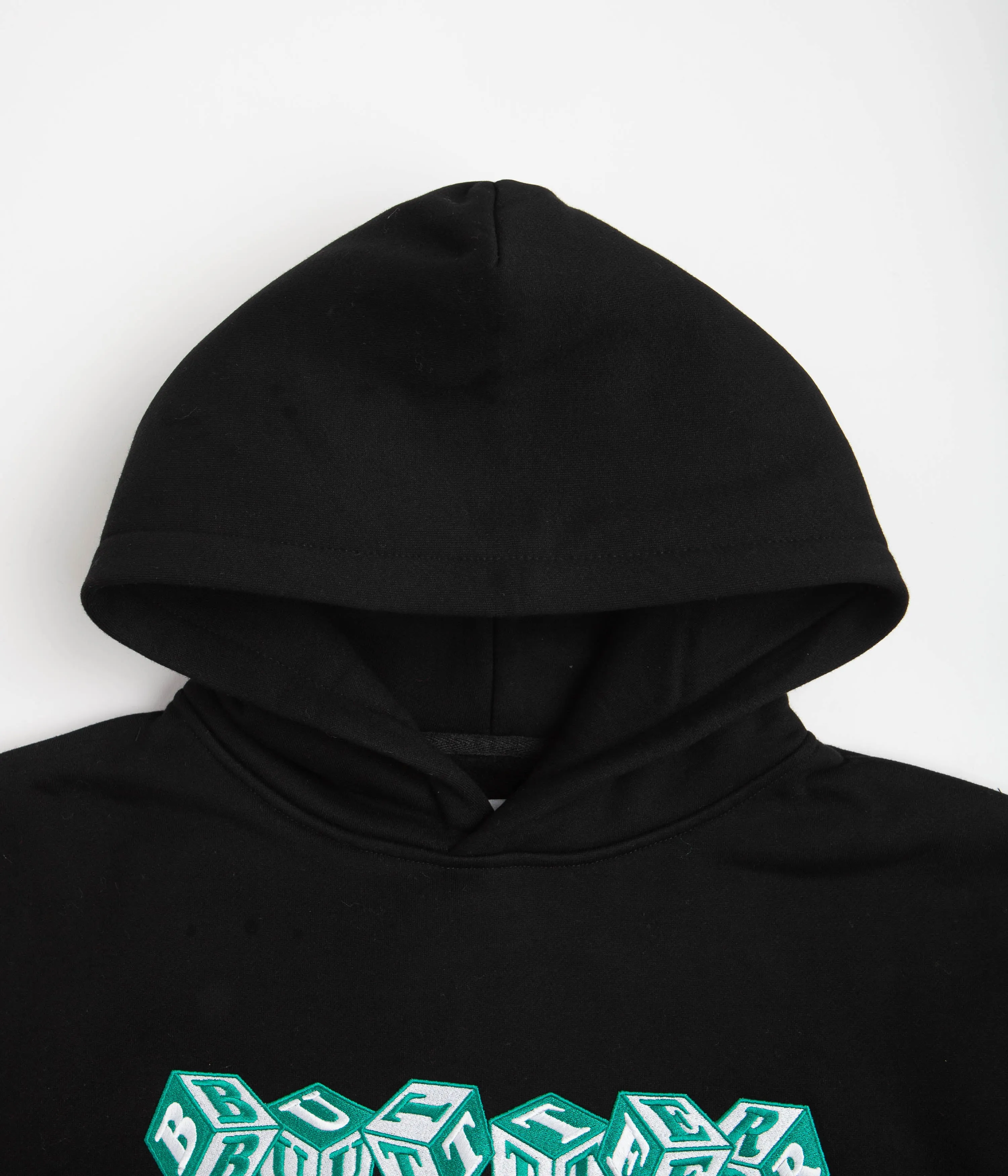 Butter Goods Cubes Embroidered Hoodie - Black