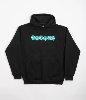 Butter Goods Cubes Embroidered Hoodie - Black