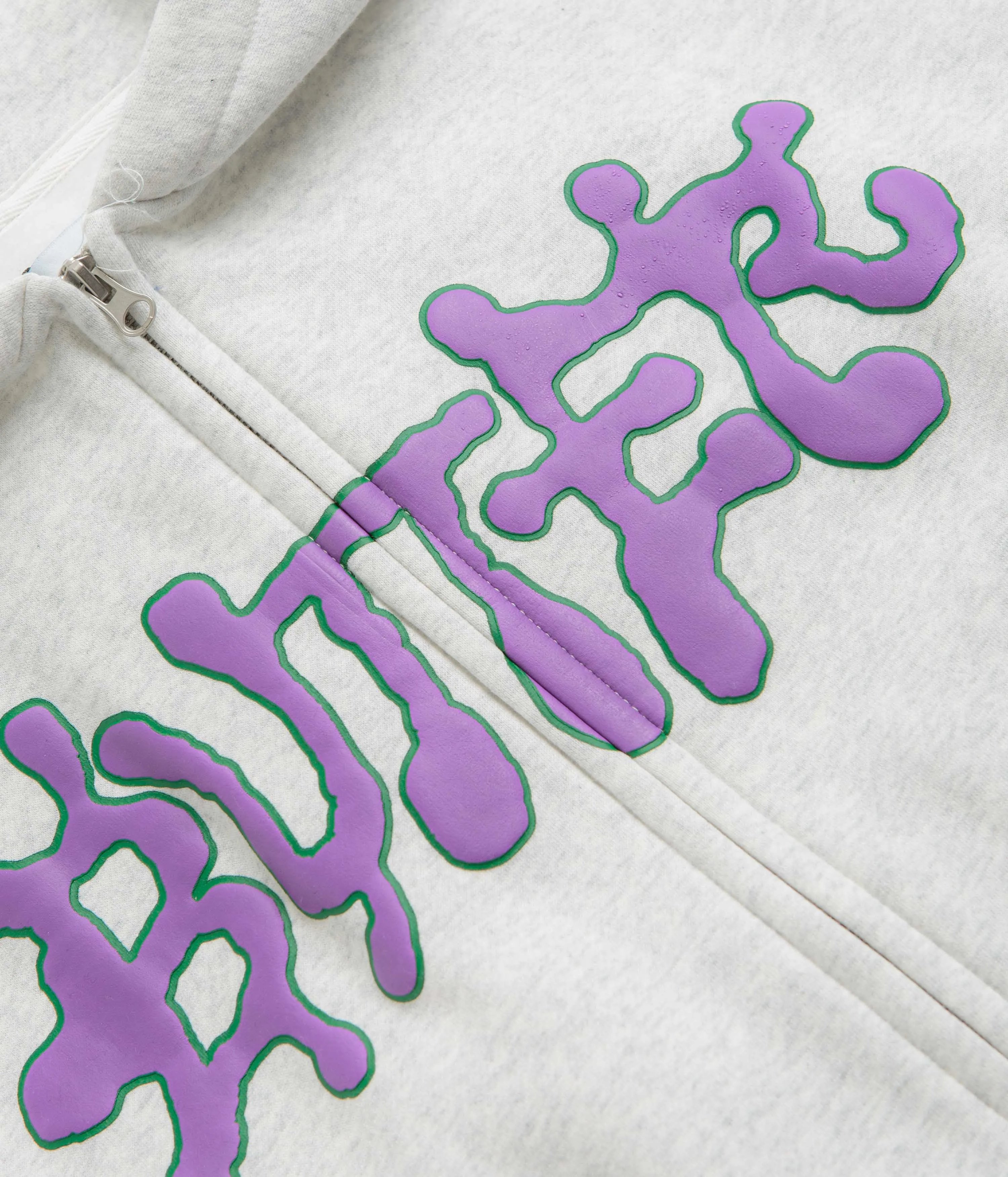 Butter Goods Ink Zip-Thru Hoodie - Ash