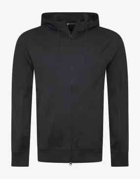 Carbon Grey Y-3 Print Zip Hoodie