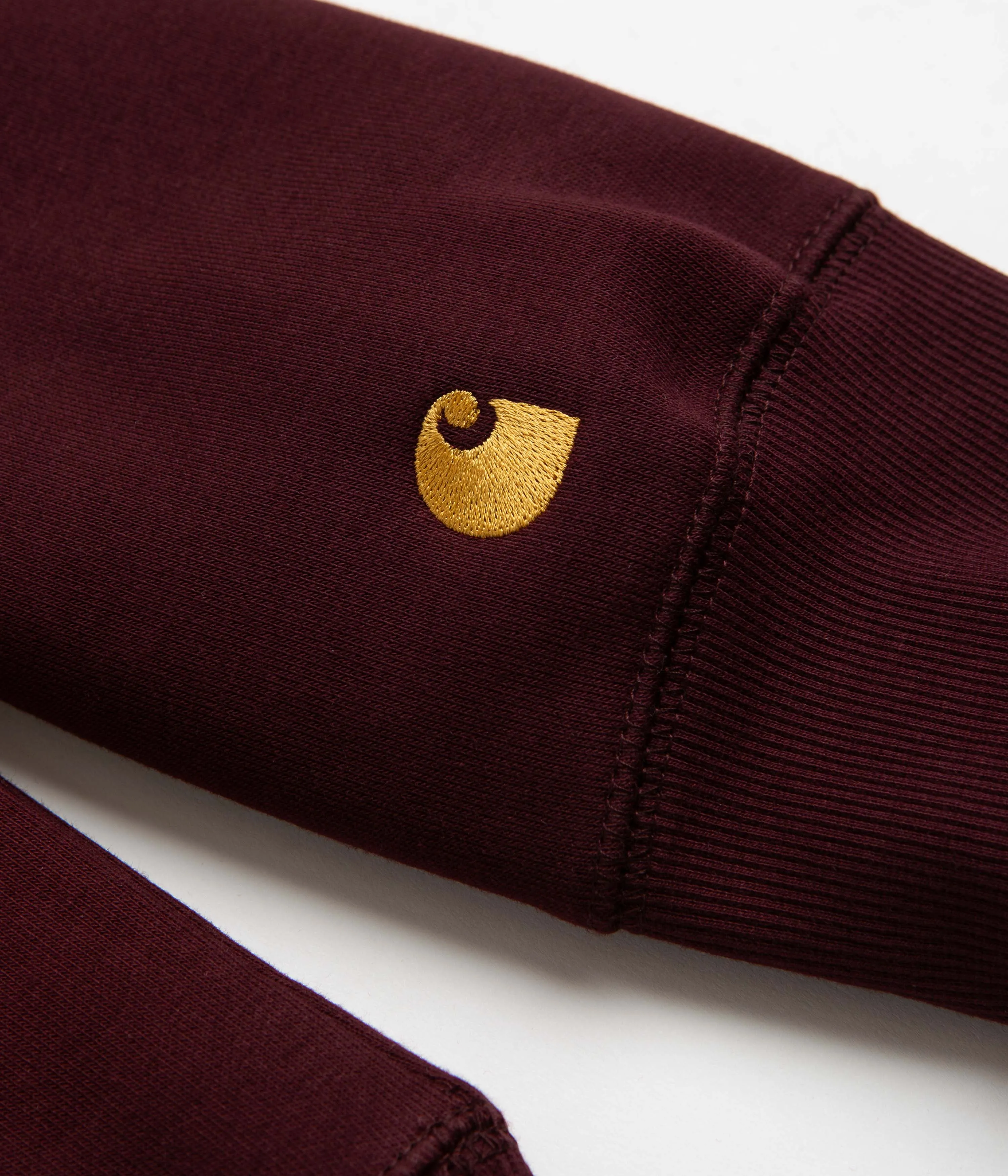 Carhartt Chase Hoodie - Amarone / Gold