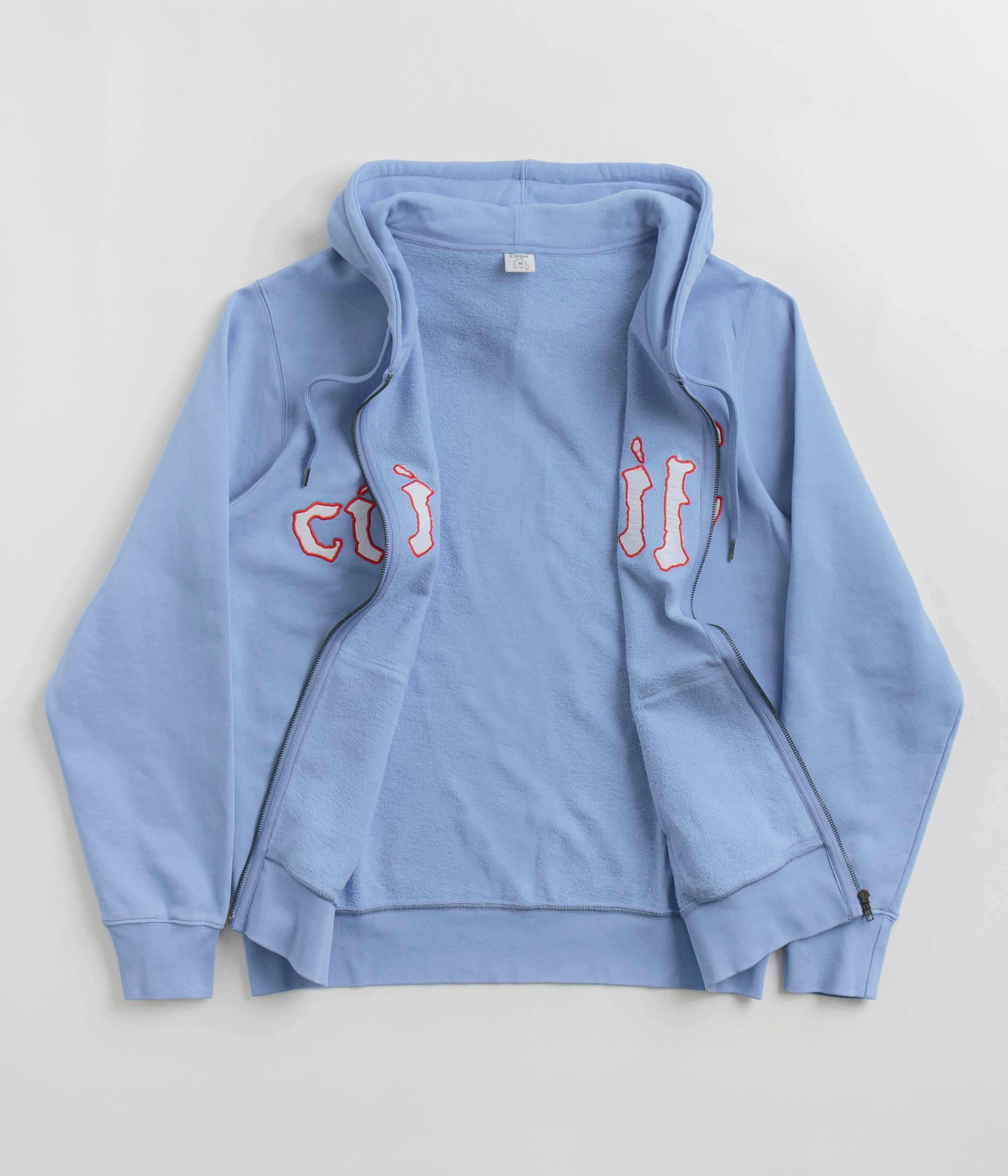 Civilist Exotique Zip Hoodie - Medium Blue