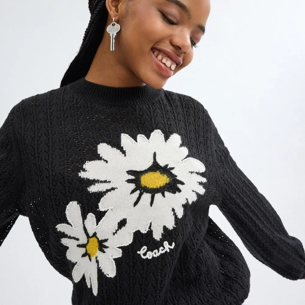 Coach Floral Crewneck Sweater