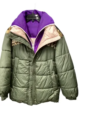 Coat Puffer & Quilted By Clothes Mentor In Green, Size: Xl