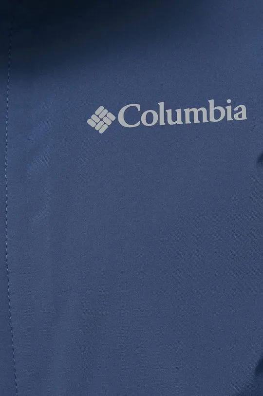 Columbia outdoor jacket Earth Explorer navy blue color