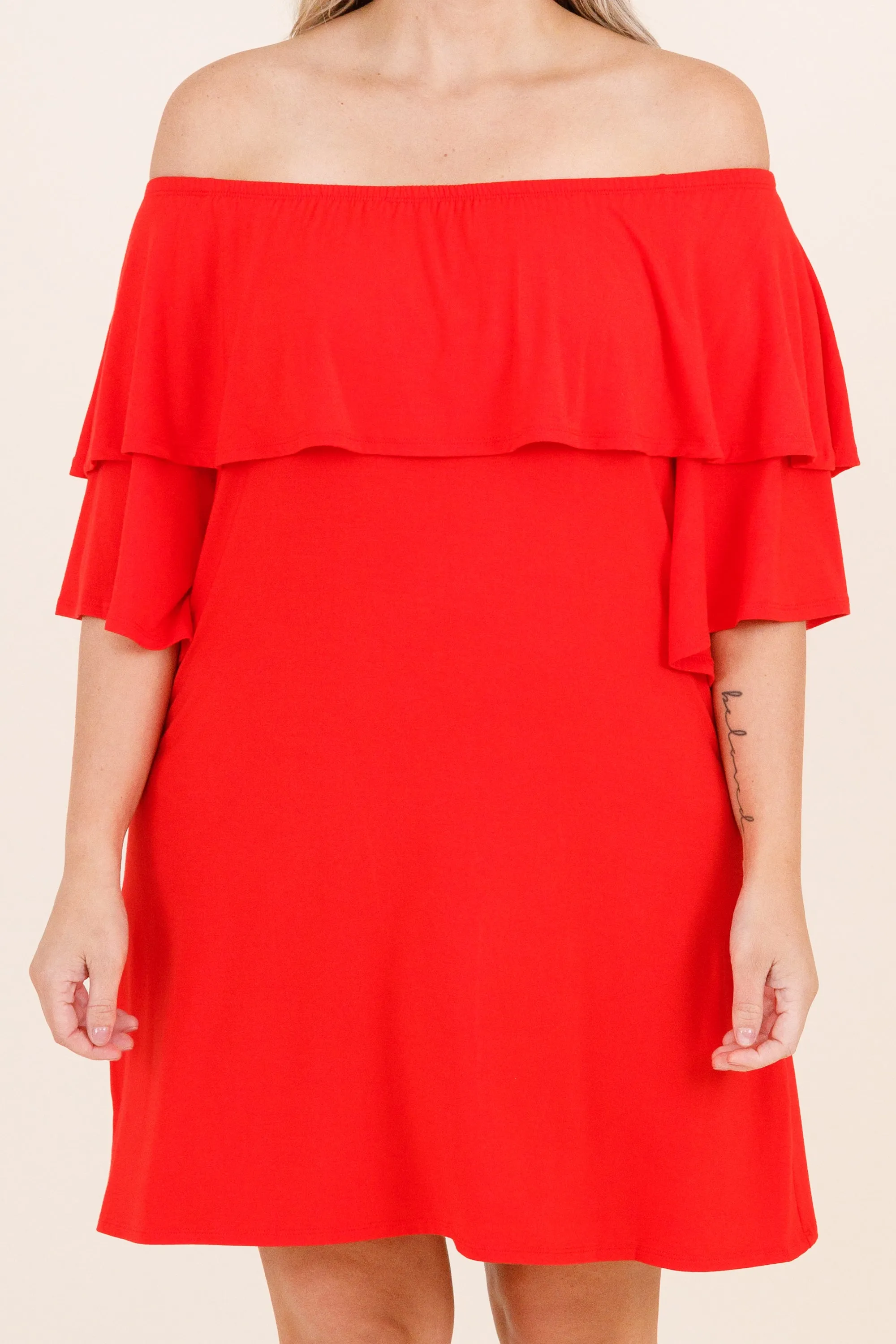 Dance With Me Dress, Red