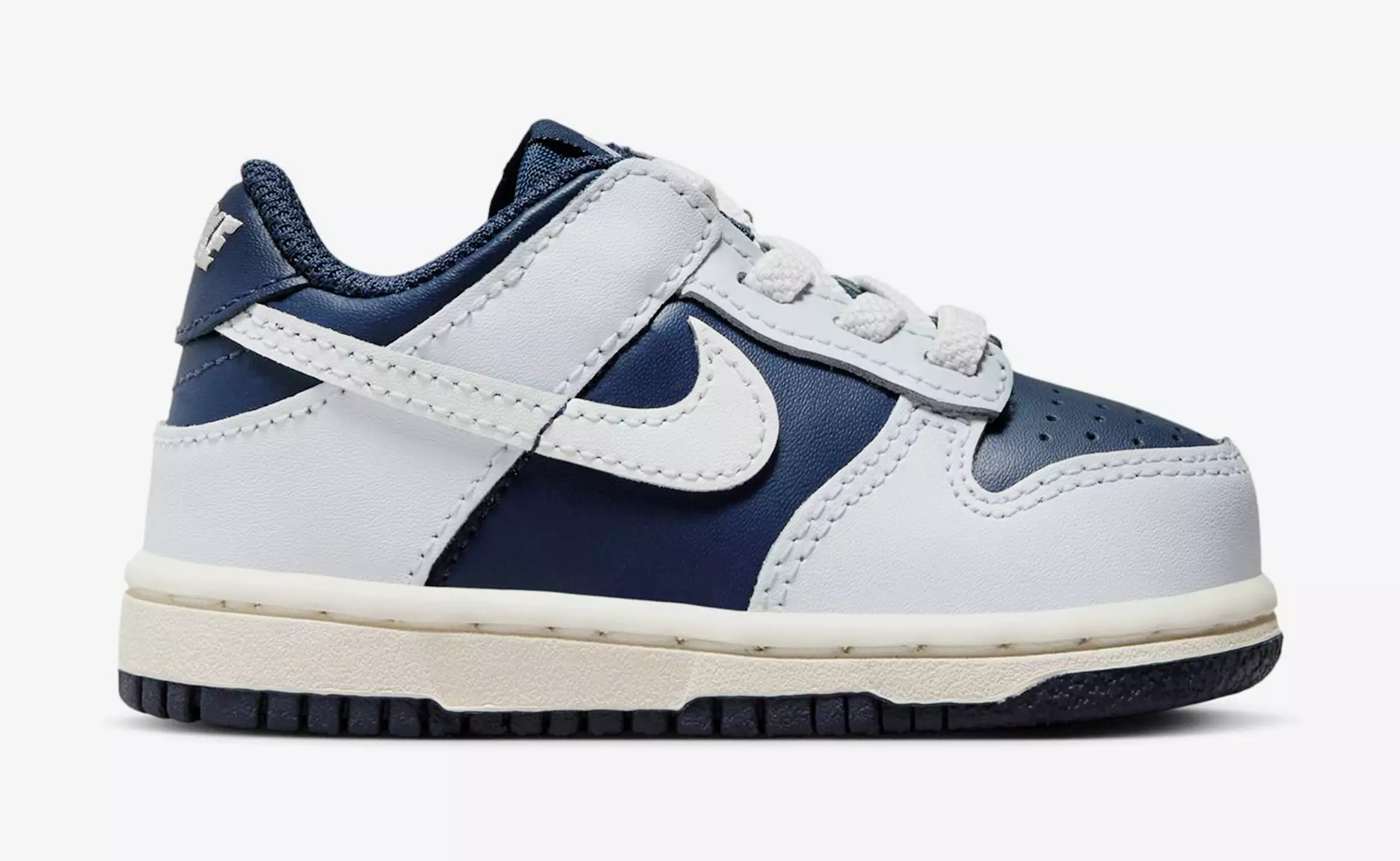 Dunk Low Infant Toddler Lifestyle Shoes (Football Grey/Summit White/Midnight Navy)