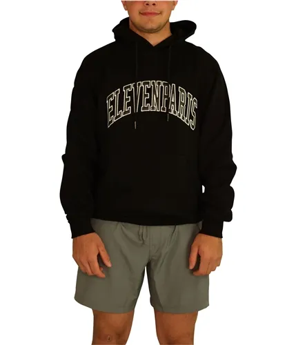 Elevenparis Mens Logo Hoodie Sweatshirt