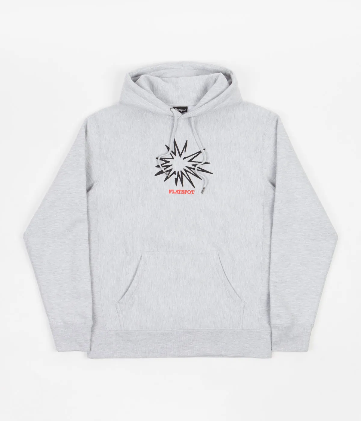 Flatspot Star Hoodie - Grey Heather