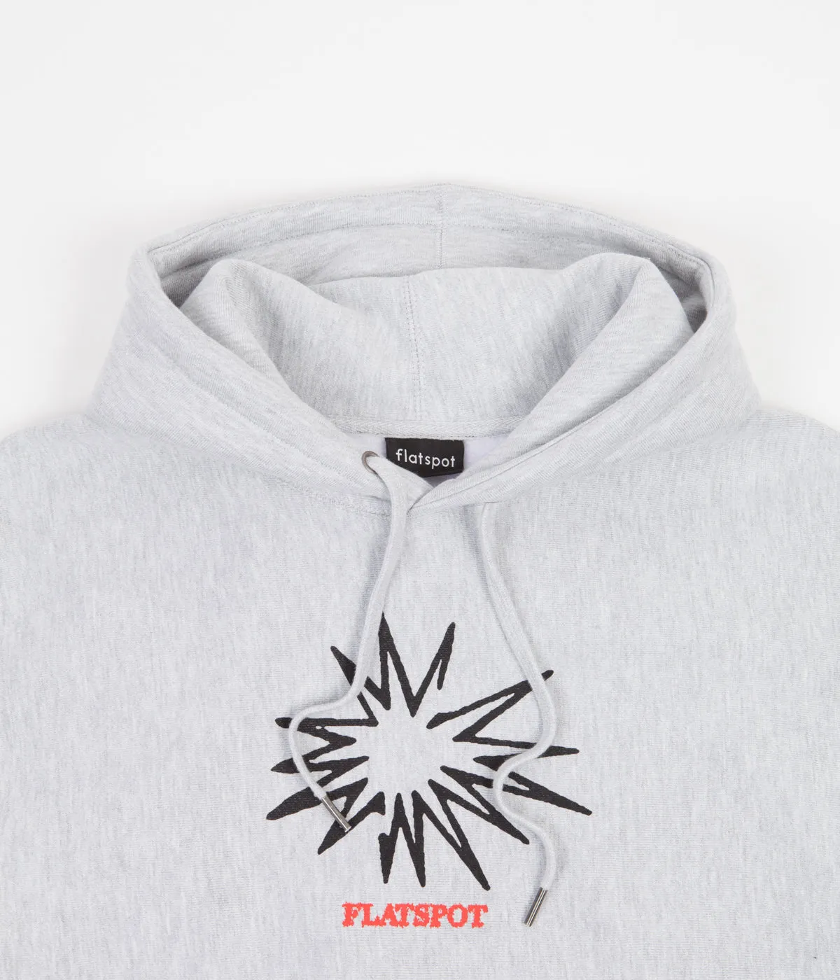 Flatspot Star Hoodie - Grey Heather