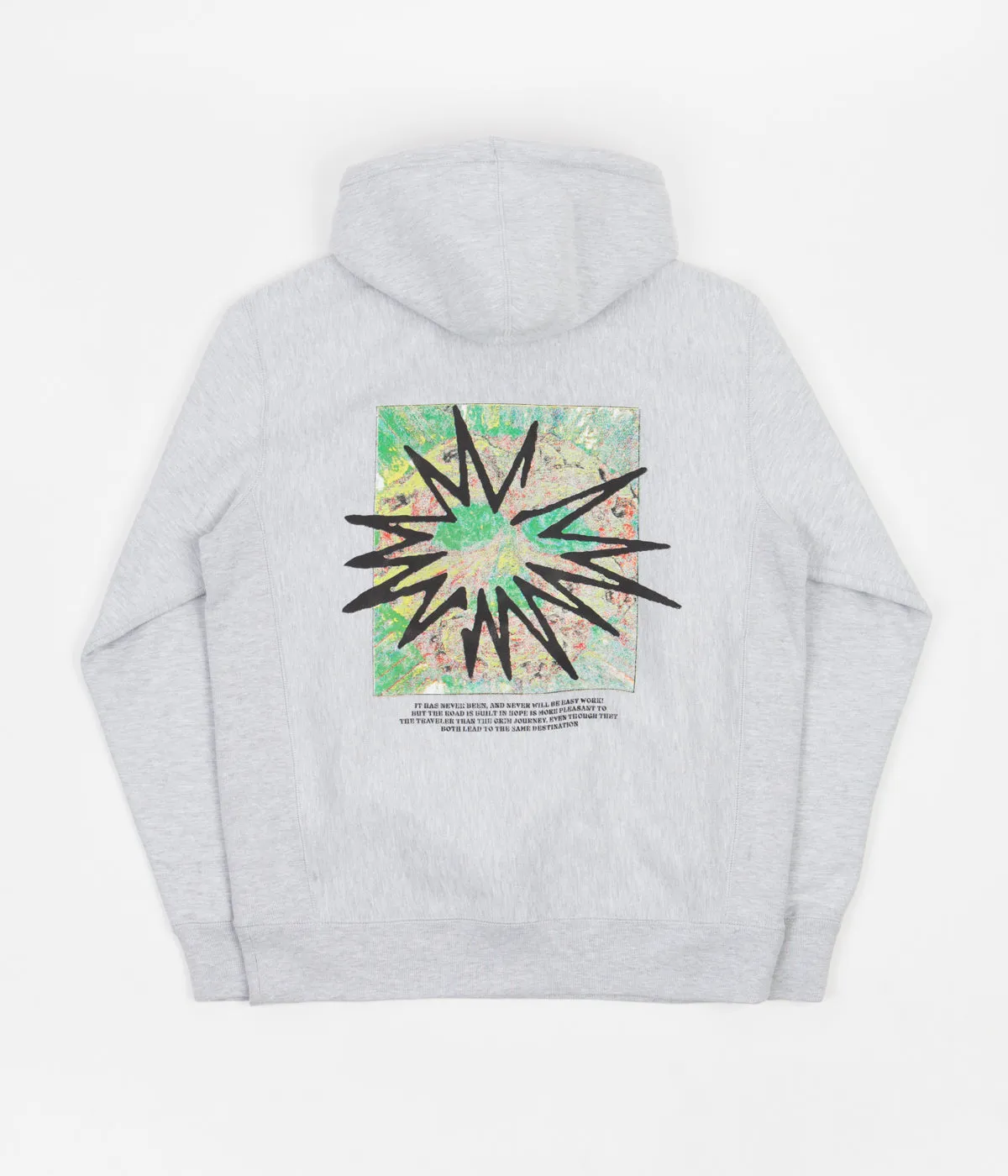 Flatspot Star Hoodie - Grey Heather