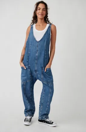 FREE PEOPLE WE THE FREE HIGH ROLLER OVERALLS