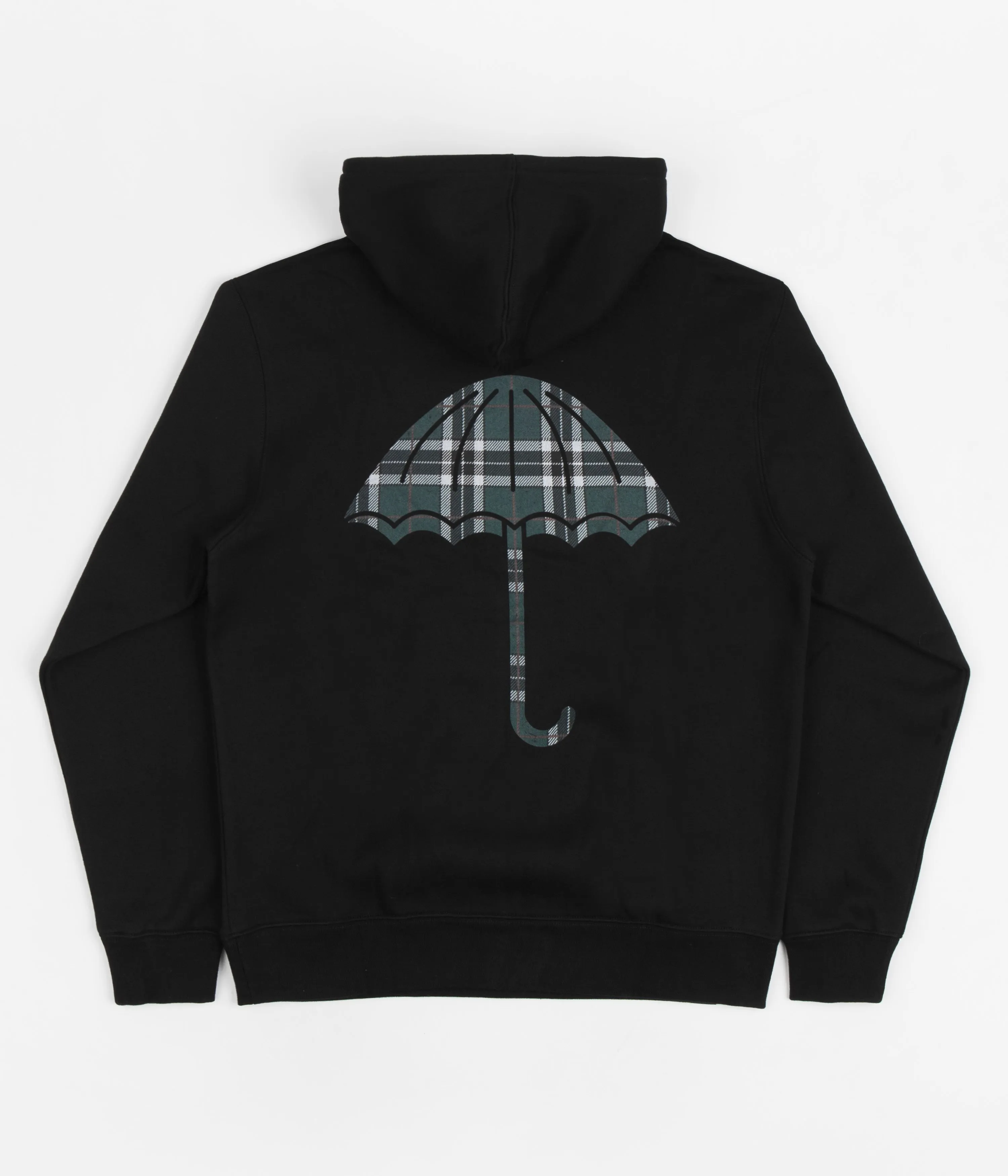 Helas Plaid Hoodie - Black