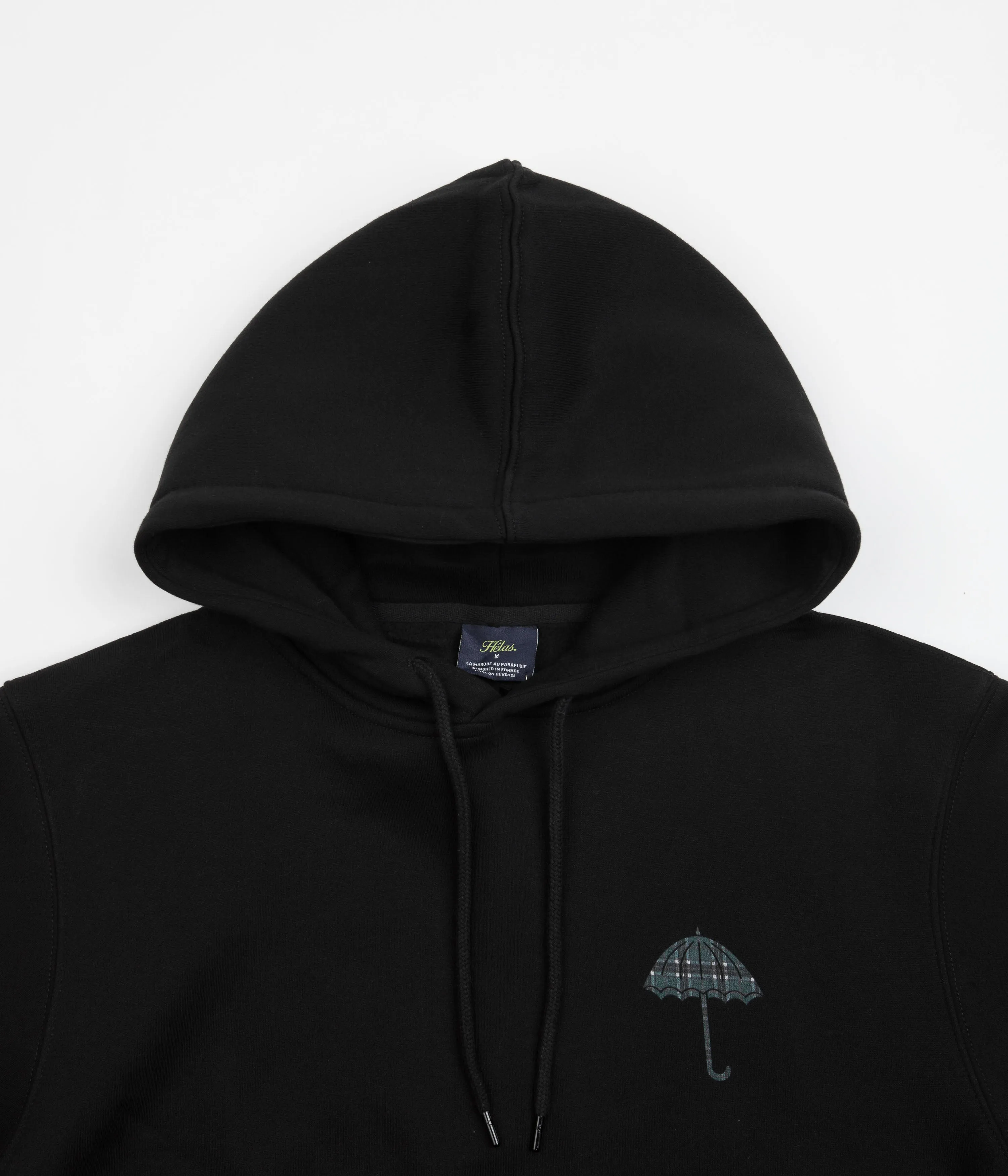 Helas Plaid Hoodie - Black