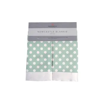 Jade Polka Dot Newcastle Blankie