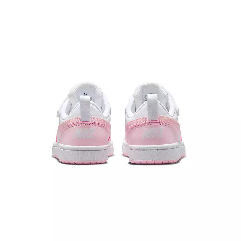 Kid's Preschool Court Borough Low Recraft White/Pink Foam