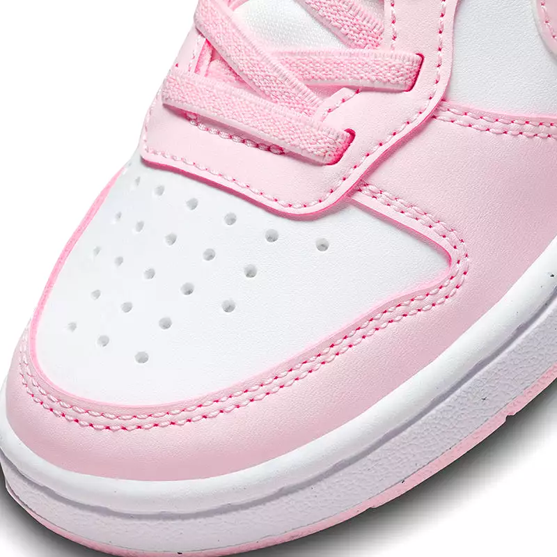 Kid's Preschool Court Borough Low Recraft White/Pink Foam