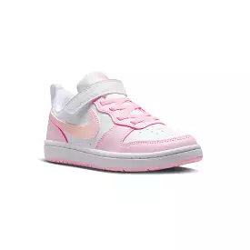 Kid's Preschool Court Borough Low Recraft White/Pink Foam