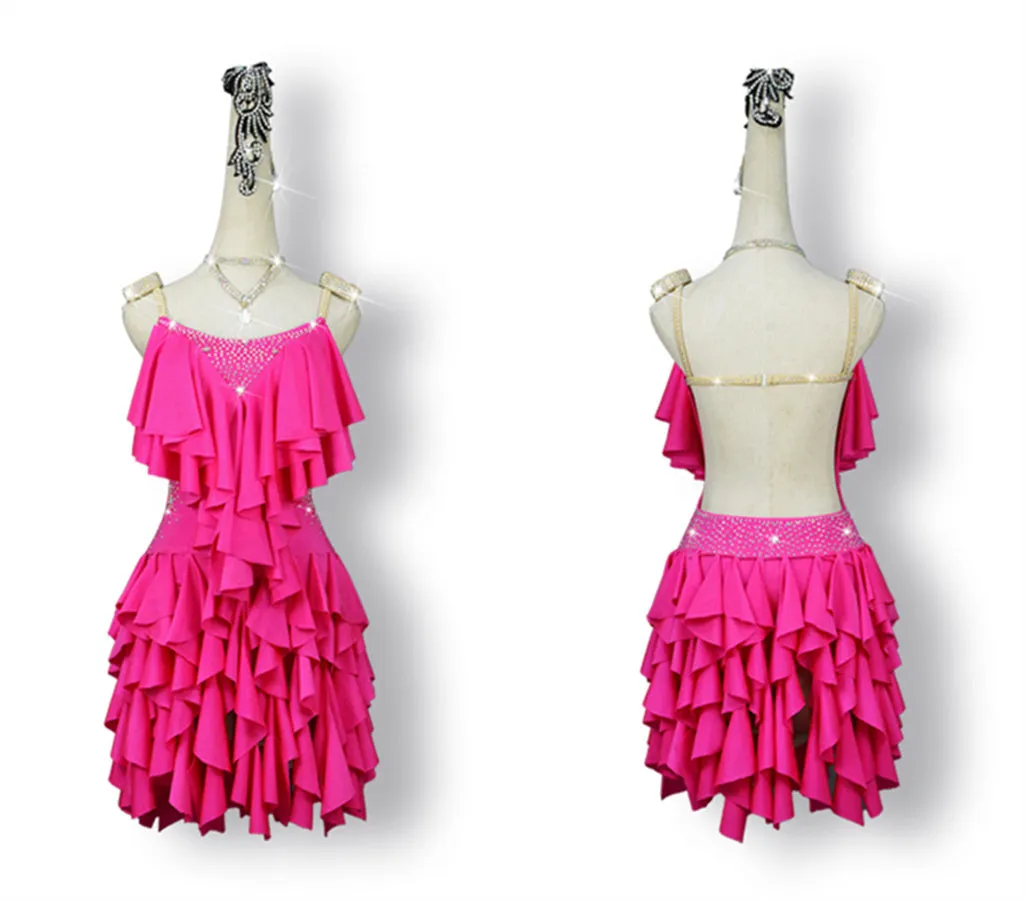 Latin Dance Dress | Custom - Made | QY24